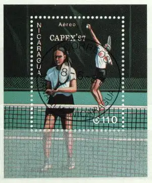 Nicaragua  Nr 2789 (Block 173) Zentraler Rund / Vollstempel