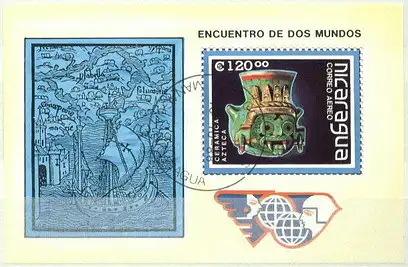 Nicaragua  Nr 2923 (Block 181) Zentraler Rund / Vollstempel