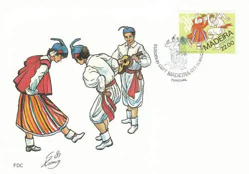 Portugal Madeira  Nr 70 (1 FDC) Ersttagssonderstempel