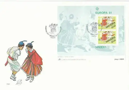 Portugal Madeira  Nr 70 (Block 2 - FDC) Ersttagssonderstempel