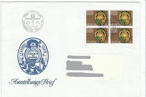 Schweiz  Nr 1116 Q (4-er Block)