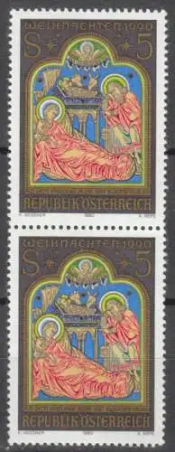Österreich  Nr 2012 (Markenpaar) Postfrisch / **