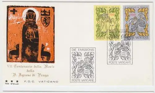 Vatikanstadt  Nr 803 - 804 Q (1 FDC)