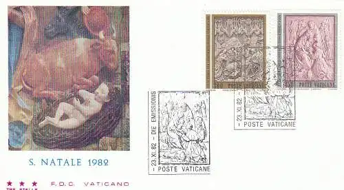 Vatikanstadt  Nr 814 - 815 Q (1 FDC)