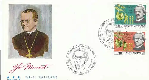 Vatikanstadt  Nr 844 - 845 Q (1 FDC)