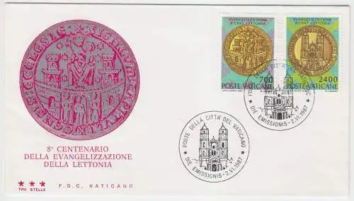 Vatikanstadt  Nr 911 - 912 Q (1 FDC)