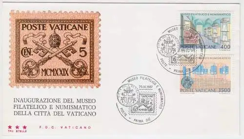 Vatikanstadt  Nr 924 - 925 Q (1 FDC)