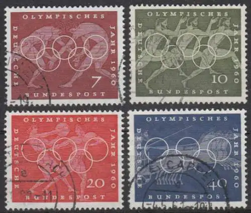 Bundesrep. Deutschland  Nr 332 - 335 Q