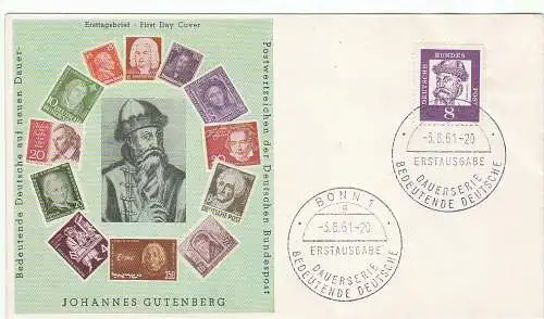 Bundesrep. Deutschland  Nr 349 x Q (1 FDC)