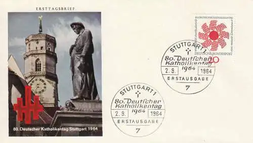 Bundesrep. Deutschland  Nr 444 Q (1 FDC)