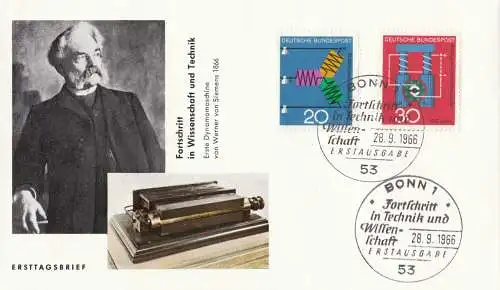 Bundesrep. Deutschland  Nr 521 - 522 Q (1 FDC)