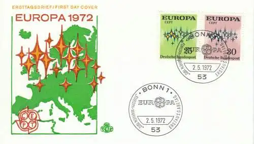 Bundesrep. Deutschland  Nr 716 - 717 Q (1 FDC)