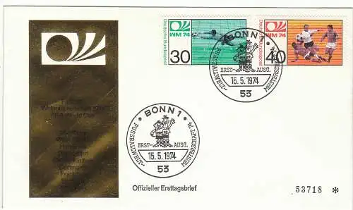 Bundesrep. Deutschland  Nr 811 - 812 Q (1 FDC)