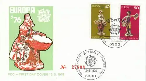 Bundesrep. Deutschland  Nr 890 - 891 Q (1 FDC)