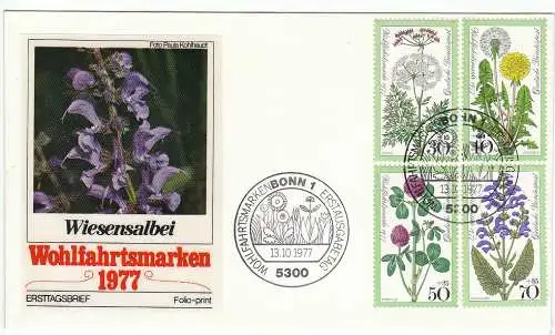 Bundesrep. Deutschland  Nr 949 - 952 Q (1 FDC)