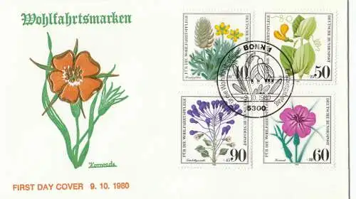 Bundesrep. Deutschland  Nr 1059 - 1062 Q (1 FDC)