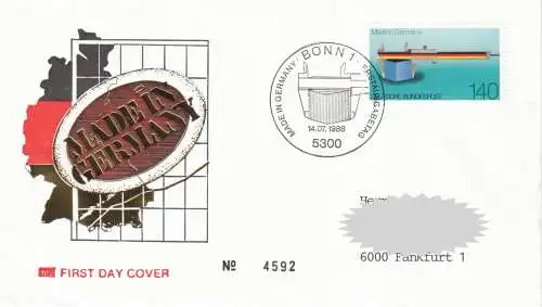 Bundesrep. Deutschland  Nr 1378 Q (1 FDC)