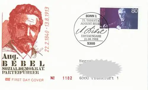 Bundesrep. Deutschland  Nr 1382 Q (1 FDC)