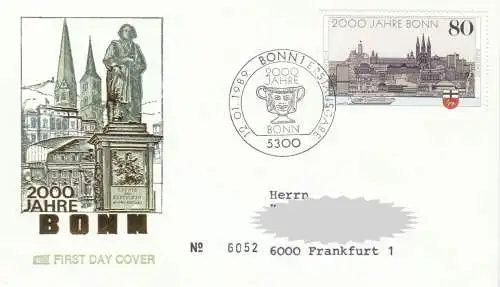 Bundesrep. Deutschland  Nr 1402 Q (1 FDC)