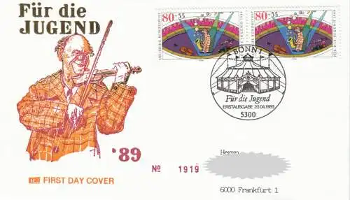 Bundesrep. Deutschland  Nr 1411 - 1414 Q (1411 - 1413 Markenpaare / 1414 Einzelmarke - 4 FDC)