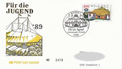 Bundesrep. Deutschland  Nr 1411 - 1414 Q (1411 - 1413 Markenpaare / 1414 Einzelmarke - 4 FDC)