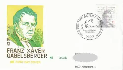 Bundesrep. Deutschland  Nr 1423 Q (1 FDC)