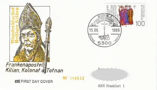 Bundesrep. Deutschland  Nr 1424 Q (1 FDC)