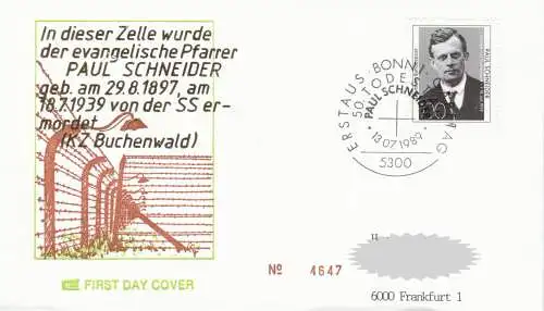 Bundesrep. Deutschland  Nr 1431 Q (1 FDC)