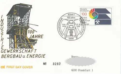 Bundesrep. Deutschland  Nr 1436 Q (Plattenfehler - 1 FDC)