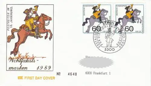 Bundesrep. Deutschland  Nr 1437 - 1439 Q (1437 + 1438 jeweils Markenpaare / 1439 Einzelmarke - 3 FDC)