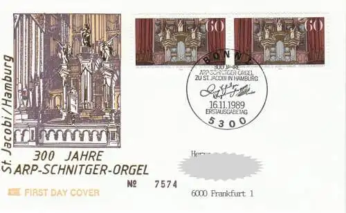 Bundesrep. Deutschland  Nr 1441 Q (Markenpaar - 1 FDC)