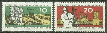 DDR  Nr 833 Y - 834 Y Postfrisch / **
