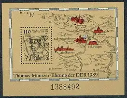 DDR  Nr 3237 (Block 97) Postfrisch / **