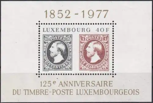 Luxemburg  Nr 951 (Block 10) Postfrisch / **