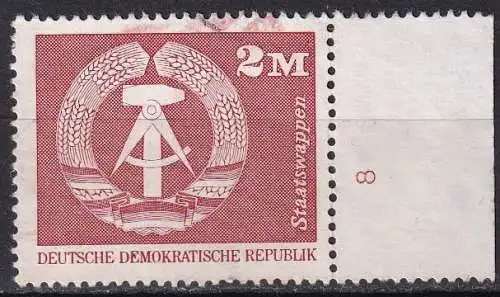 DDR  Nr 1900 Q  (Rand mit Reihenzähler)