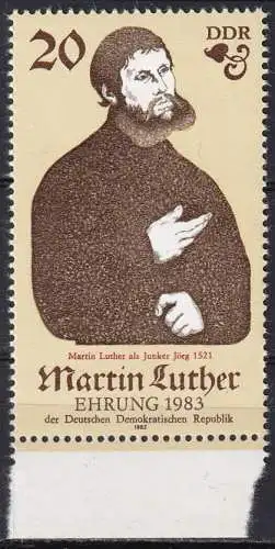 DDR  Nr 2755 (Plattenfehler) Postfrisch / **