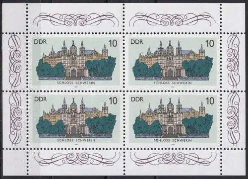 DDR  Nr 3032  (Kleinbogen) Postfrisch / **