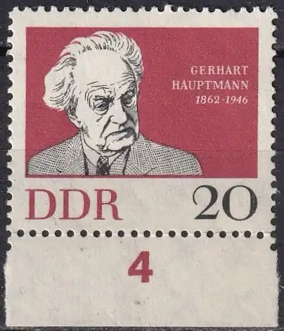 DDR  Nr 925  (Rand mit Reihenzähler) Postfrisch / **