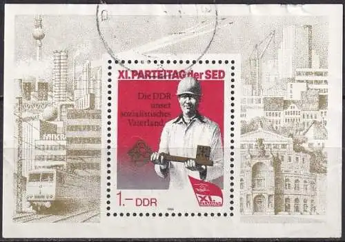 DDR  Nr 3013 Q  (Block 83)