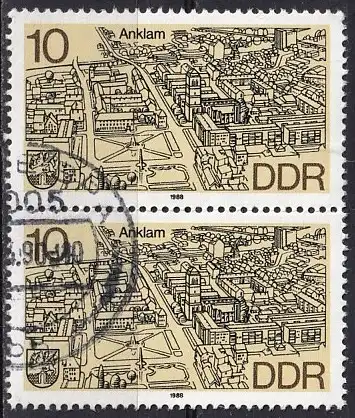 DDR  Nr 3162 Q  (Markenpaar)