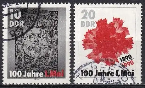 DDR  Nr 3322 - 3323 Q