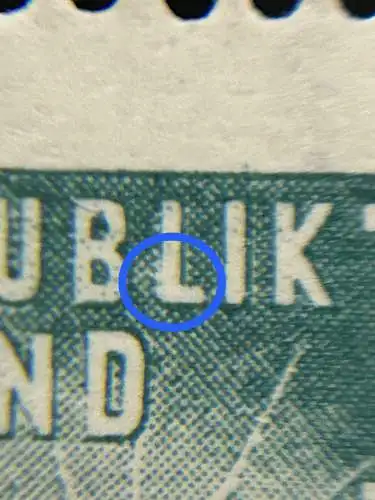 Bundesrep. Deutschland  Nr 111  (Plattenfehler) Postfrisch / **