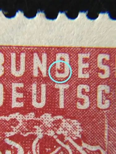 Bundesrep. Deutschland  Nr 112  (mehrere Plattenfehler) Postfrisch / **