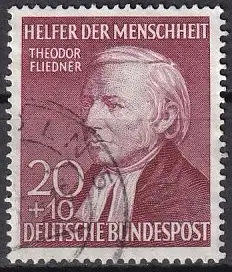 Bundesrep. Deutschland  Nr 158 II Q (Type 2 - Markenbild 29 1/2 mm hoch)