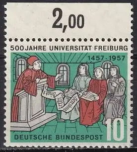 Bundesrep. Deutschland  Nr 256  (Plattenfehler) Postfrisch / **