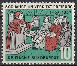 Bundesrep. Deutschland  Nr 256 (Plattenfehler) Postfrisch / **