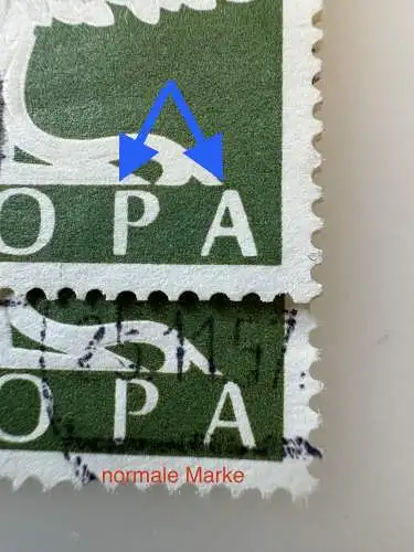 Bundesrep. Deutschland  Nr 268 v  Q  (Plattenfehler)