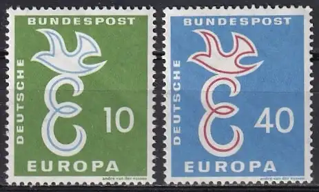 Bundesrep. Deutschland  Nr 295 - 296 Postfrisch / **
