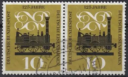 Bundesrep. Deutschland  Nr 345 b Q (Markenpaar)