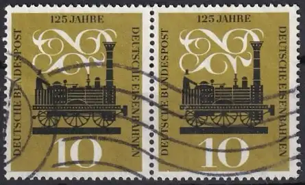 Bundesrep. Deutschland  Nr 345 b Q (Markenpaar)